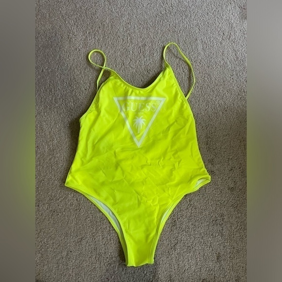 GUESS 90s look one piece bathing suit size XL - Picture 2 of 8